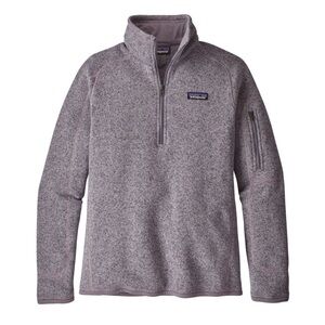 Patagonia Better Sweater Quarter Zip Smokey Violet Knit Fleece Women’s Size XS